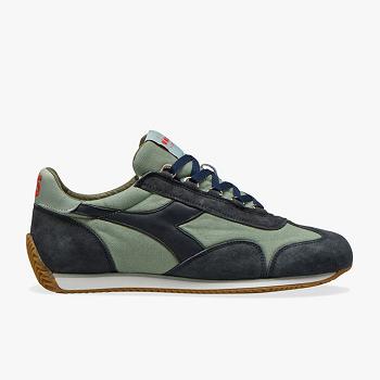 Diadora Heritage Equipe H Platene Stone Wash Zelene - Panske Tenisky